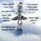 Guardian Angel Infinity Birthstone Charm Clip on Key Ring Charm Necklace Charm Purse Clip product 3